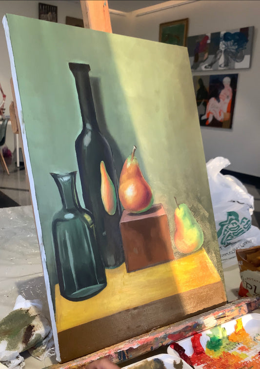 Academic painting in Oils & Acrylics By Khaled Zaytoun