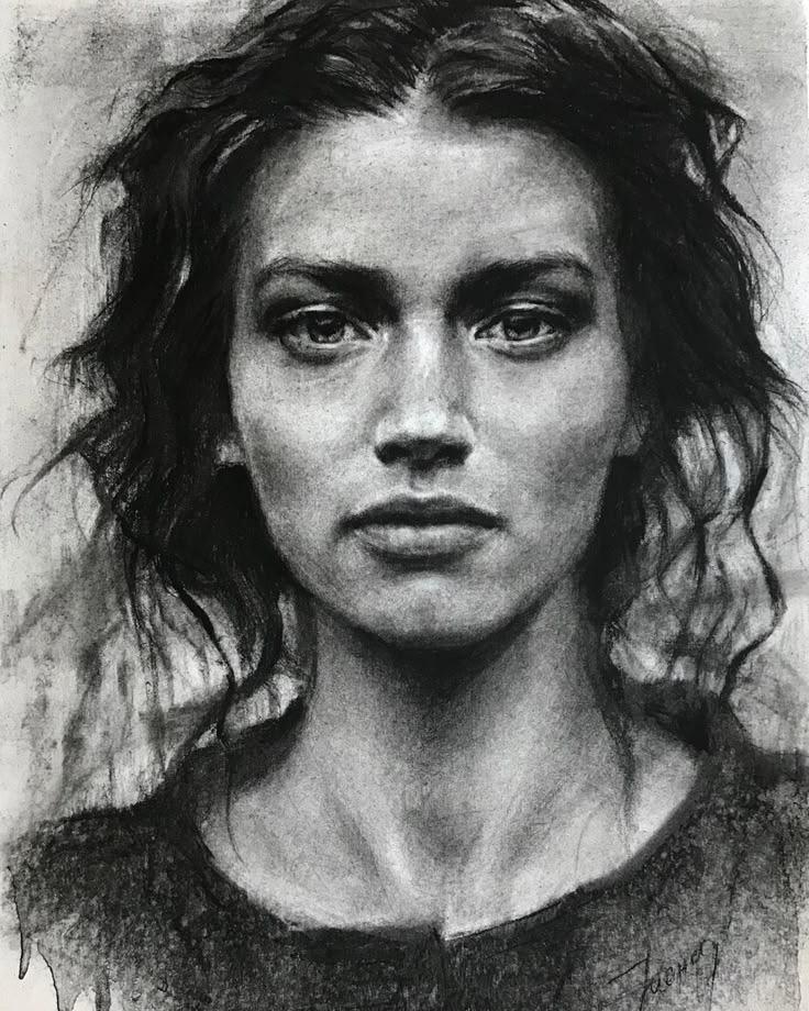 Free-Hand Drawing (Pencil or Charcoal)