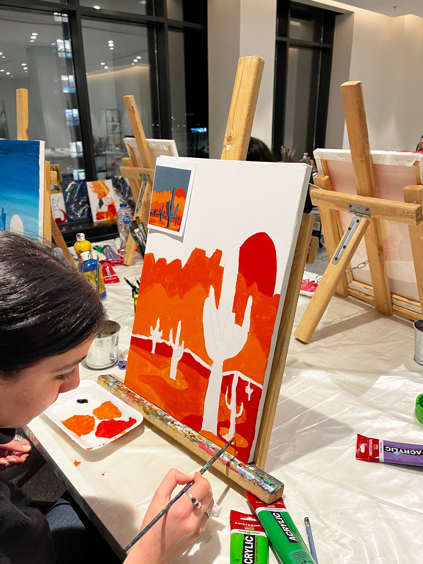 ليلة الرسم من أجل المتعة!