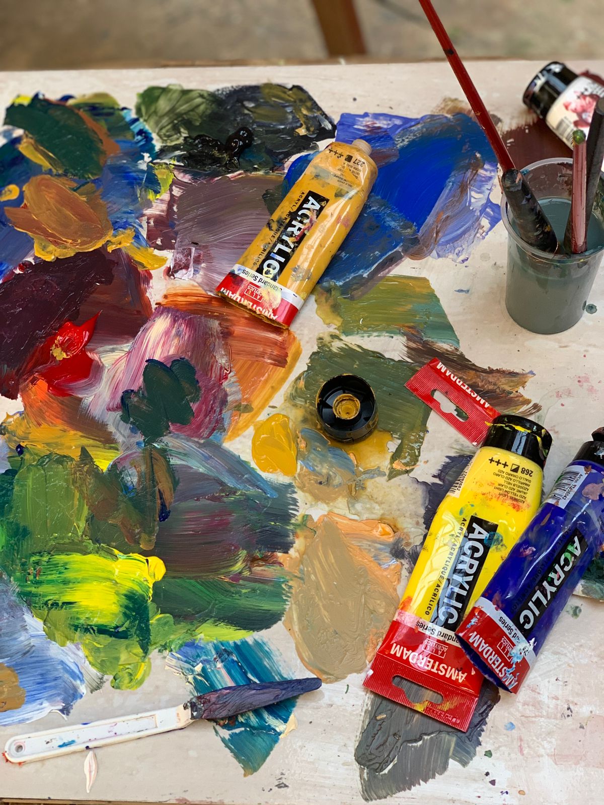 Academic painting in Oils & Acrylics By Khaled Zaytoun