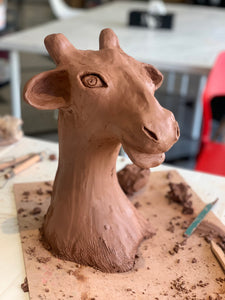 Clay sculpting OR Clay & Gypsum! By Mariam Faried