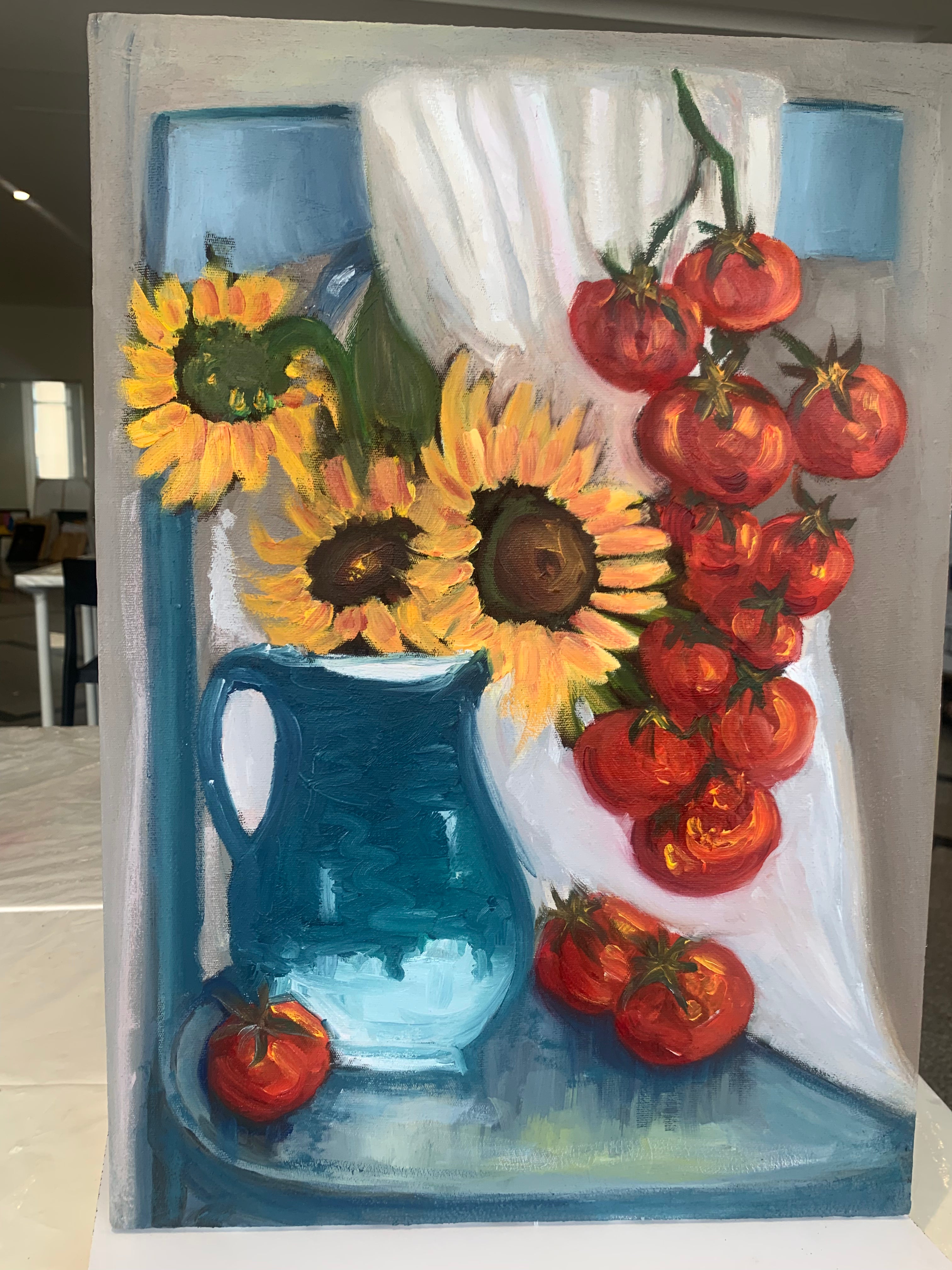 Academic painting in Oils & Acrylics By Khaled Zaytoun
