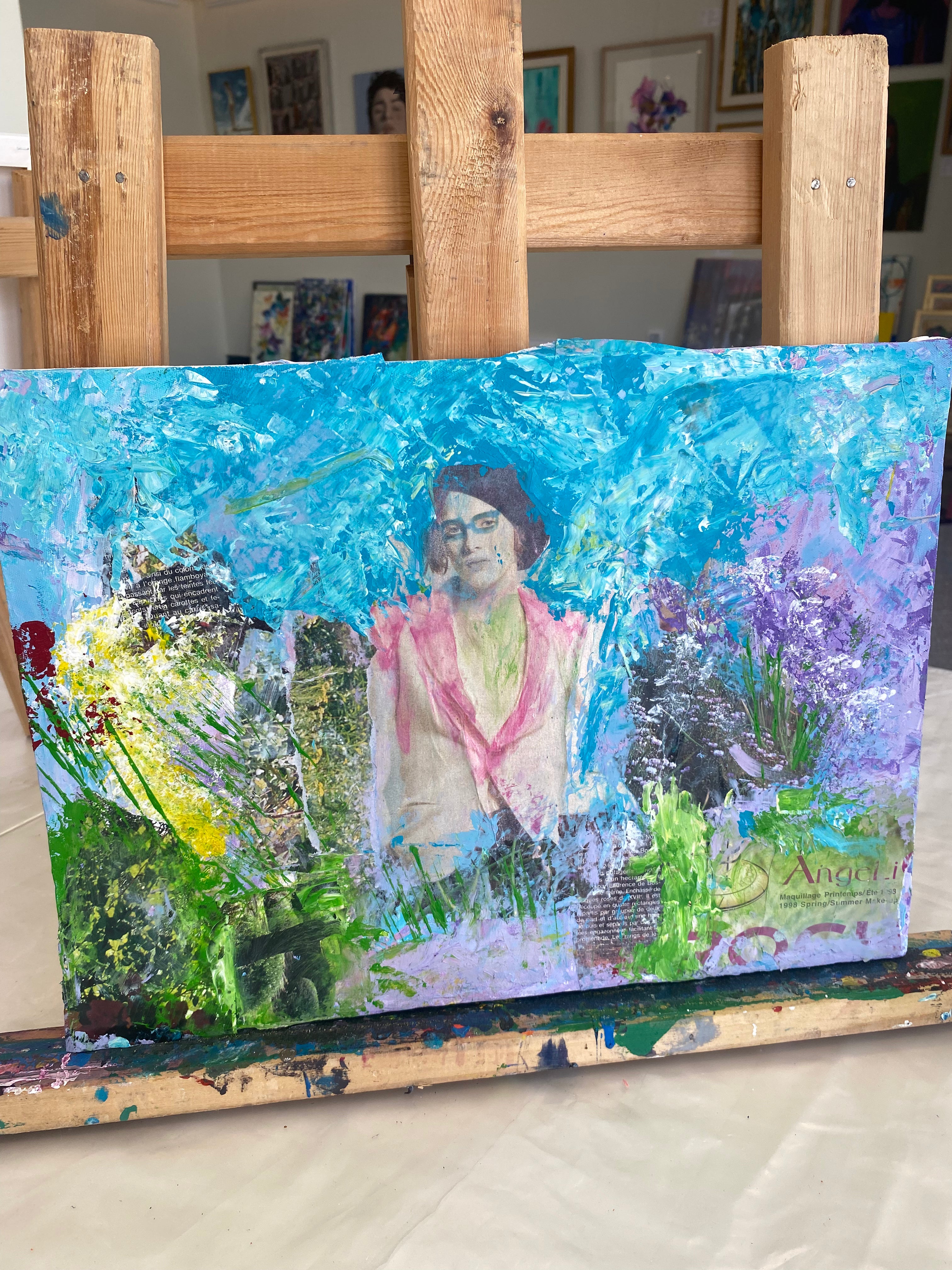 Mixed media & Layering/Texturing! By Shaymaa Hesham