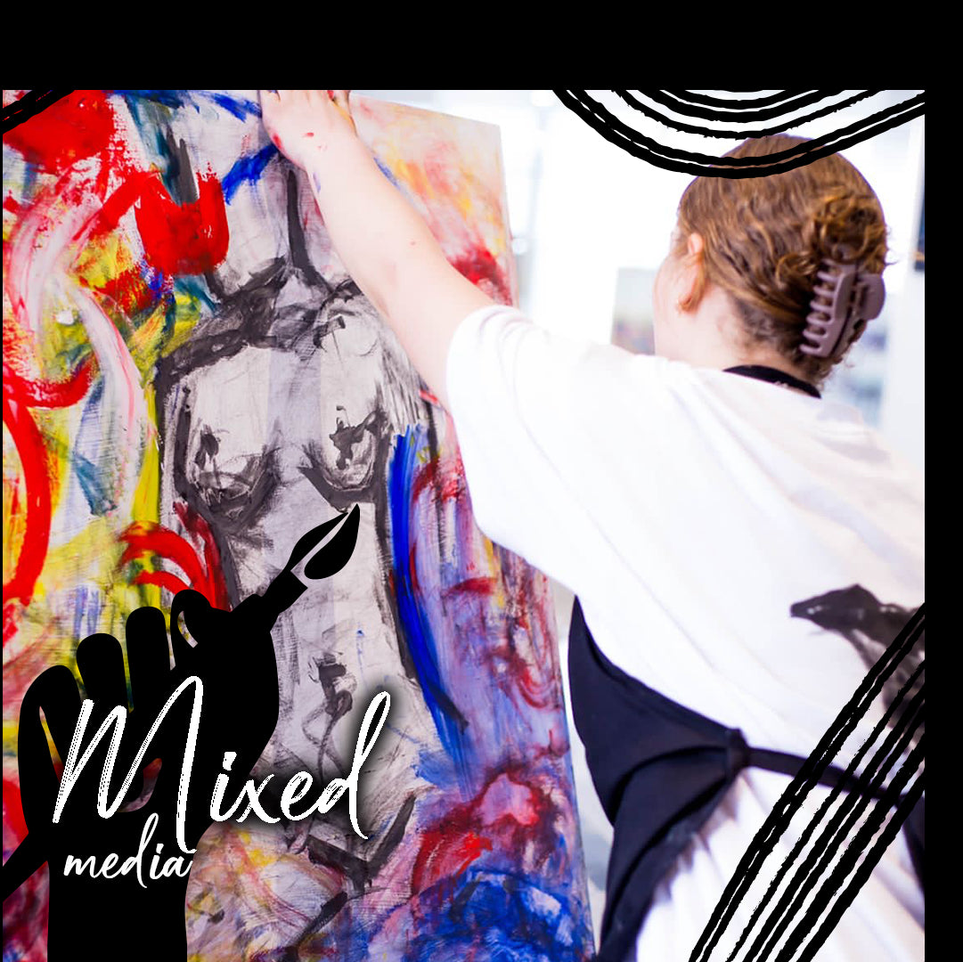 Mixed media & Layering/Texturing! By Shaymaa Hesham